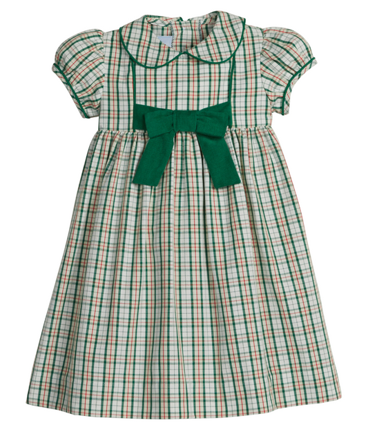 Marisa Dress, Mistletoe Tartan - Magpies Paducah