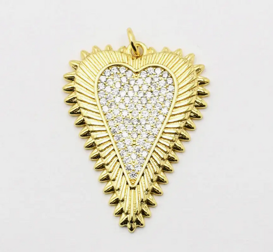 Heart #5 Charm - Magpies Paducah