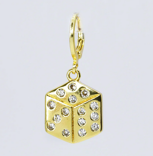 Glam Dice Charm - Magpies Paducah