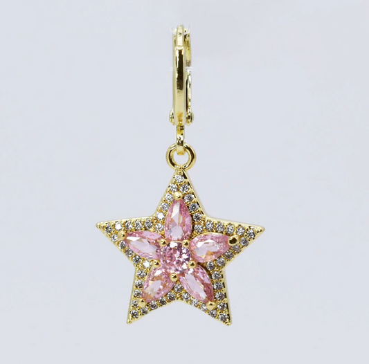Crystal Star Charm - Magpies Paducah