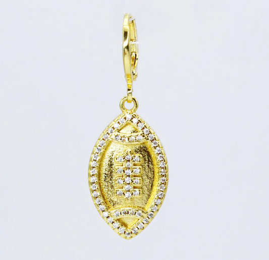 Gold Football Charm - Magpies Paducah