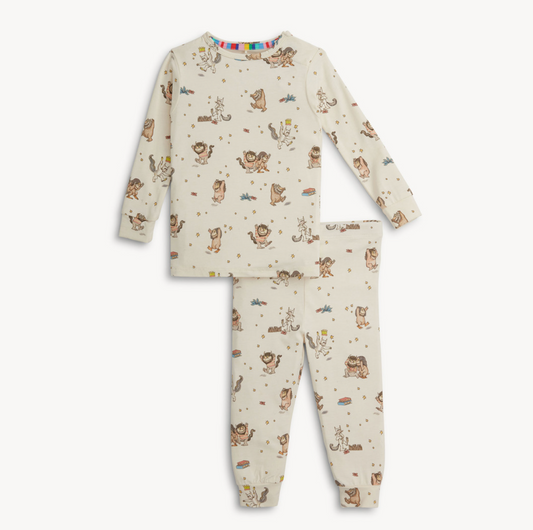 Long Sleeve PJ Set, Where the Wild Things Are - Magpies Paducah