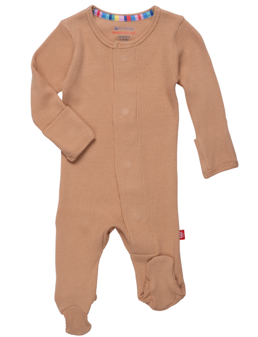 Waffle Modal Footie, Doe - Magpies Paducah