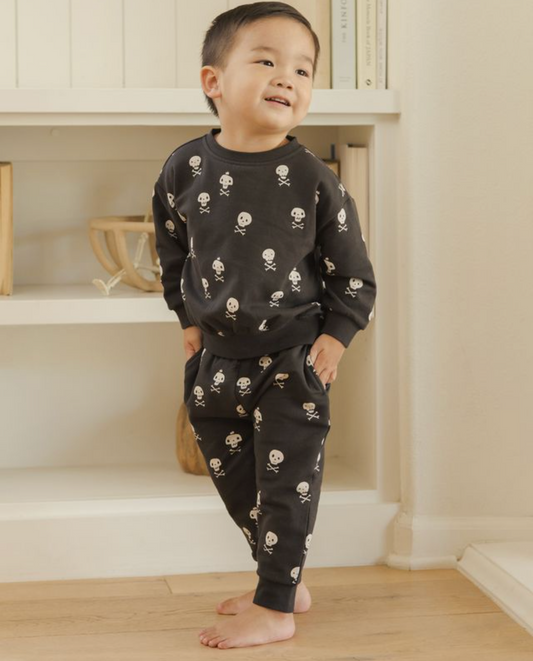 Relaxed Fleece Sweatshirt, Crossbones - Magpies Paducah