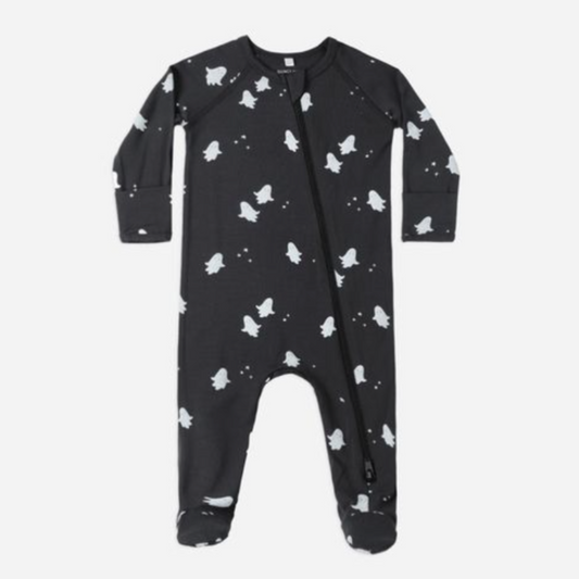 Bamboo Zip Footie, Ghosts - Magpies Paducah