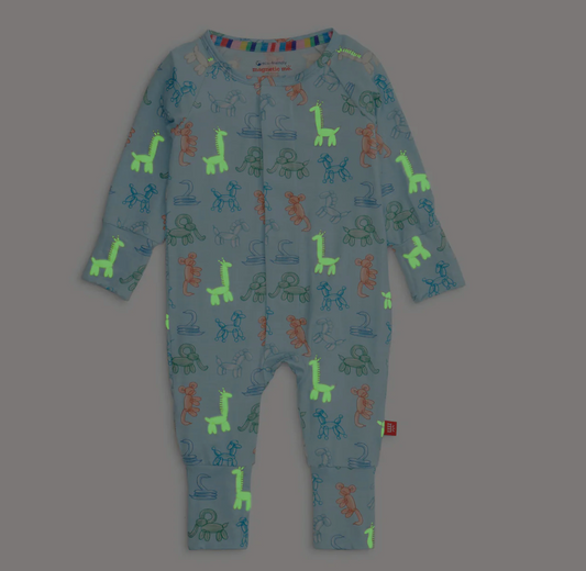 Convertible Coverall, Blue Party Animals - Magpies Paducah