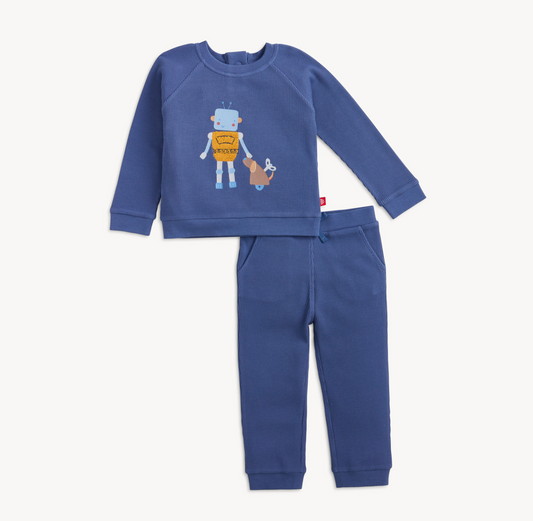 Waffle Magnetic Set, Blue Bot - Magpies Paducah