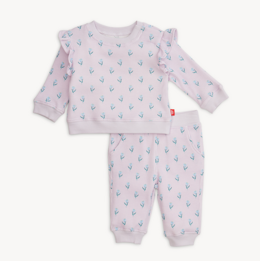 Waffle Set, Lavender Floral - Magpies Paducah