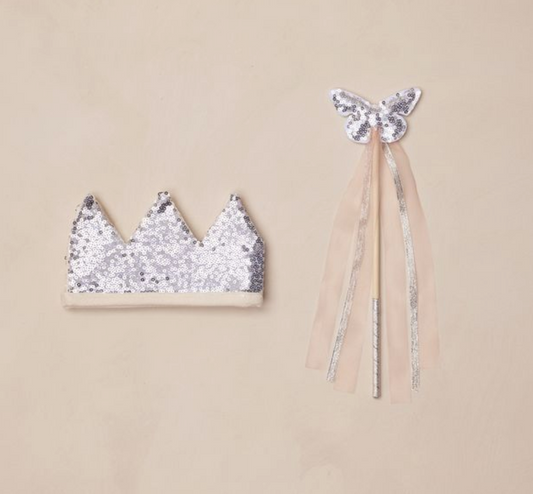 Crown + Wand, Silver Sequin - Magpies Paducah