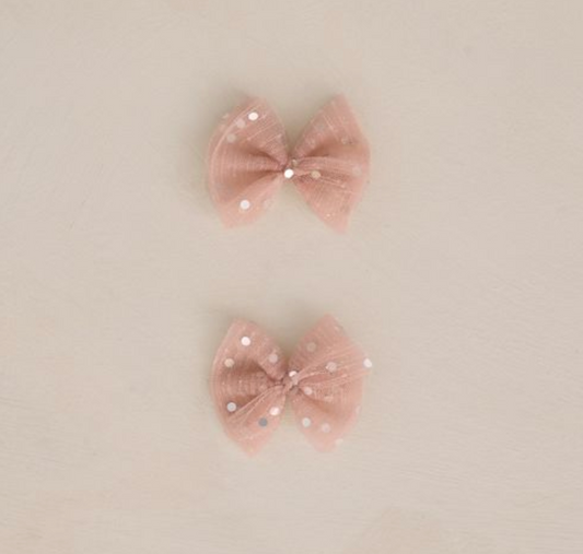 Tulle Clips, Rose - Magpies Paducah