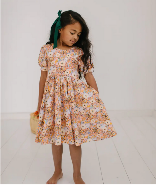 Puff Dress, Pumpkin Bouquet