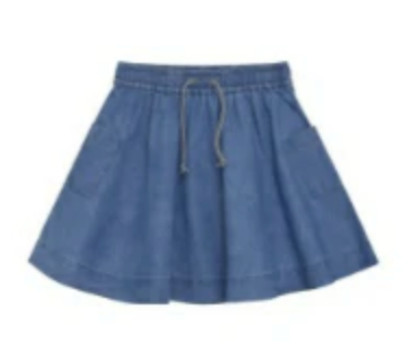 Skirt, Ombre Blue