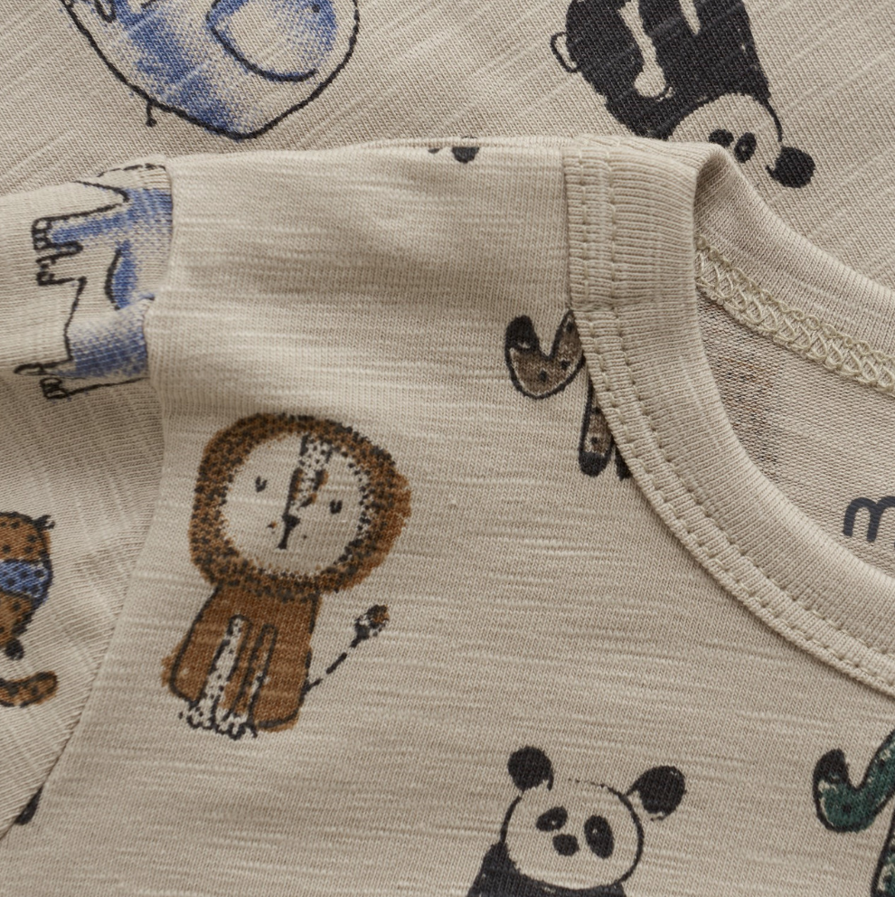 Tee + Pant Set, Zoo Friends - Magpies Paducah