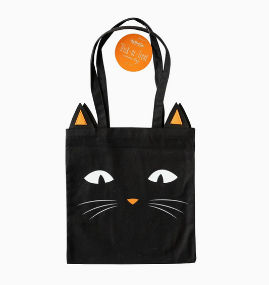Black Cat Treat Bag + EMBROIDERY!