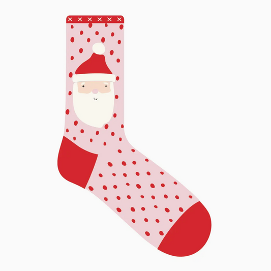 Whimsy Santa Socks - Magpies Paducah