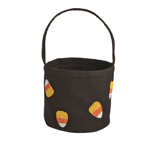 Candy Beaded Halloween Bucket