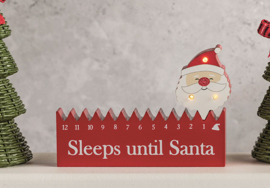 Santa Countdown Block - Magpies Paducah