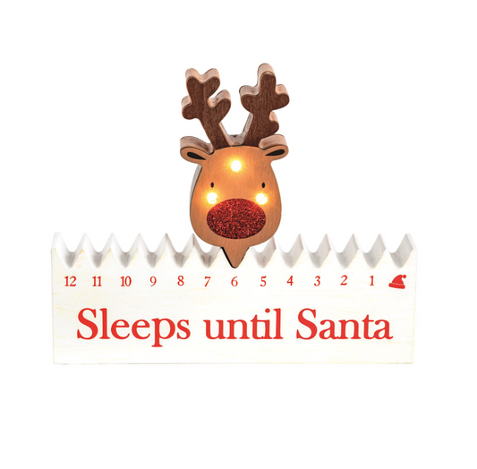 Reindeer Countdown Block - Magpies Paducah