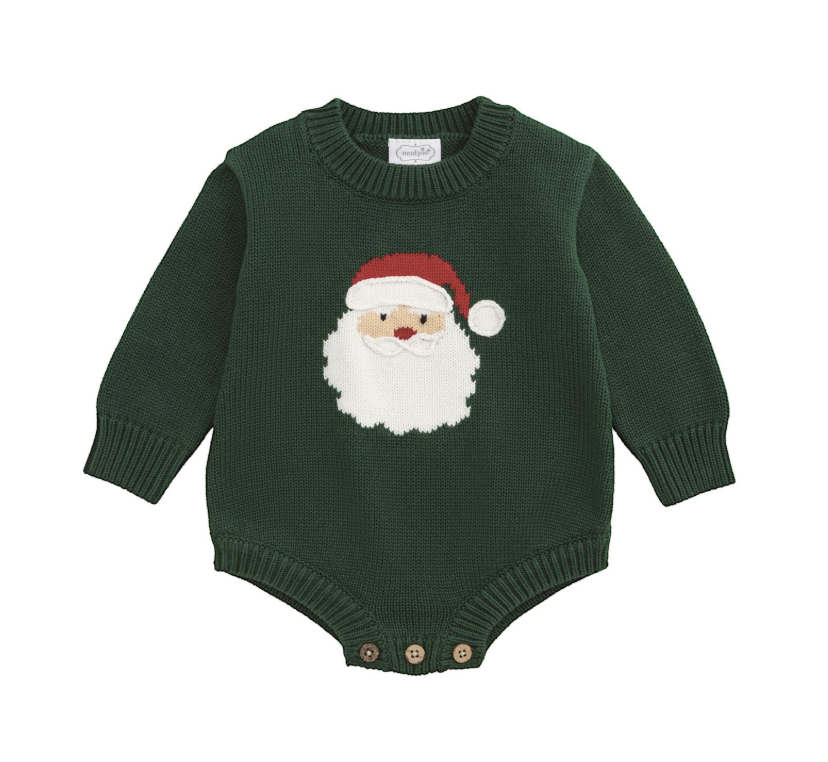 Green Santa Sweater Bubble - Magpies Paducah