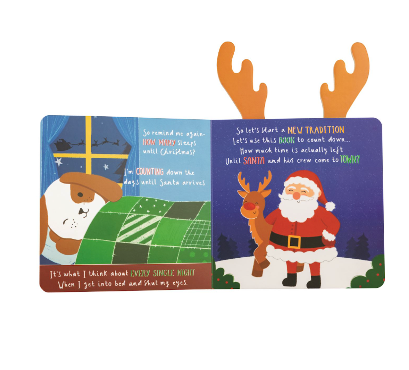 Reindeer Sleeps Until Christmas Book - Magpies Paducah