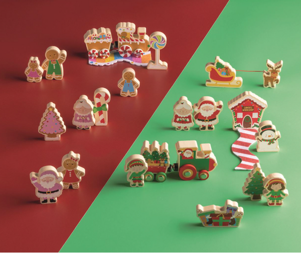 Wood Toy Set, Gingerbread - Magpies Paducah