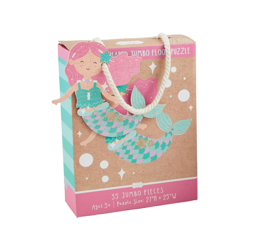 Jumbo Mermaid Shaped Puzzle - Magpies Paducah