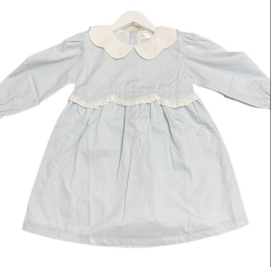 Grace Laced Dress, Blue - Magpies Paducah