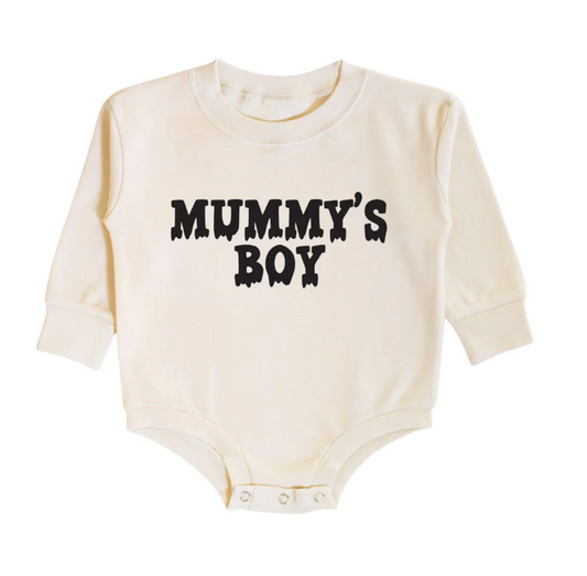 Mummy's Boy Long Sleeve Romper