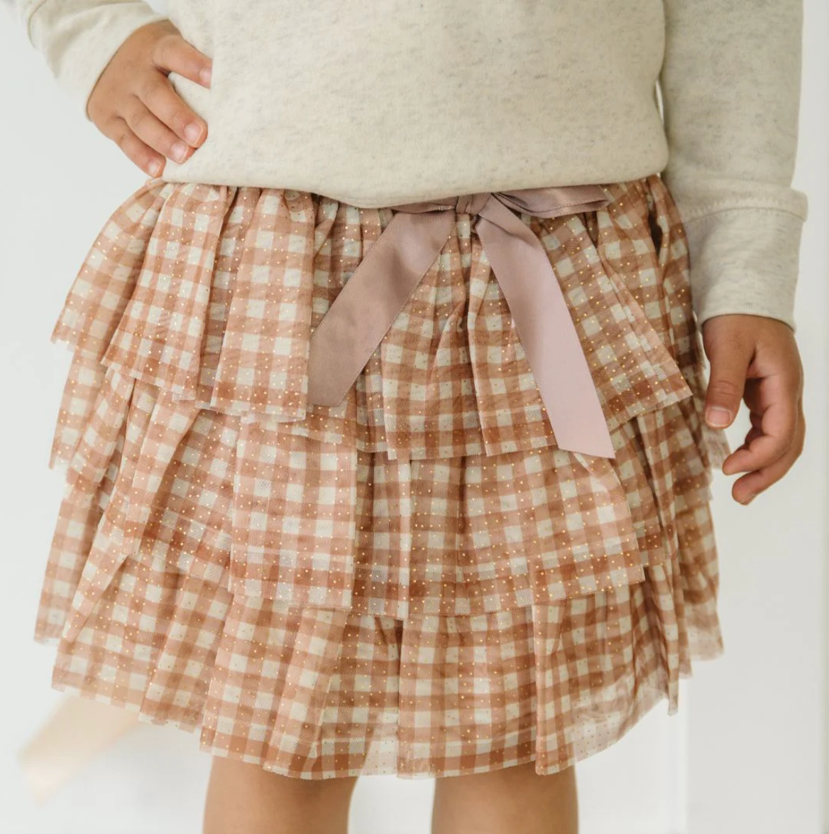 Gingham Tiered Tutu - Magpies Paducah