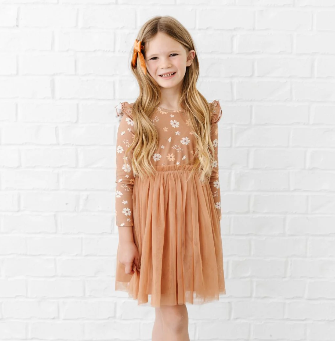 Ditsy Fall Floral Tutu Dress - Magpies Paducah