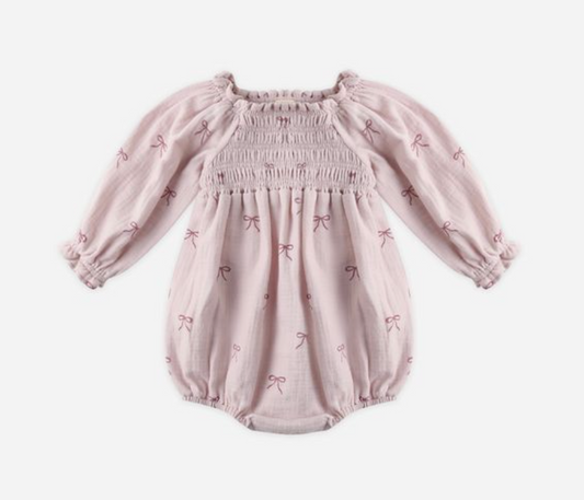 Eden Romper, Bows - Magpies Paducah