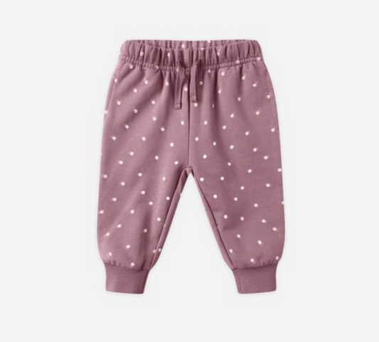 Relaxed Fleece Sweatpant, Polka Dot - Magpies Paducah
