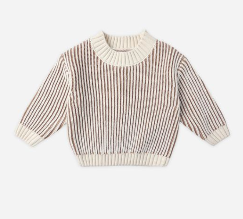 Relaxed Knit Sweater, Gold - Magpies Paducah