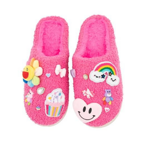 Fuchsia Charm Slippers - Magpies Paducah