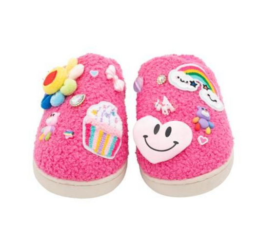 Fuchsia Charm Slippers - Magpies Paducah
