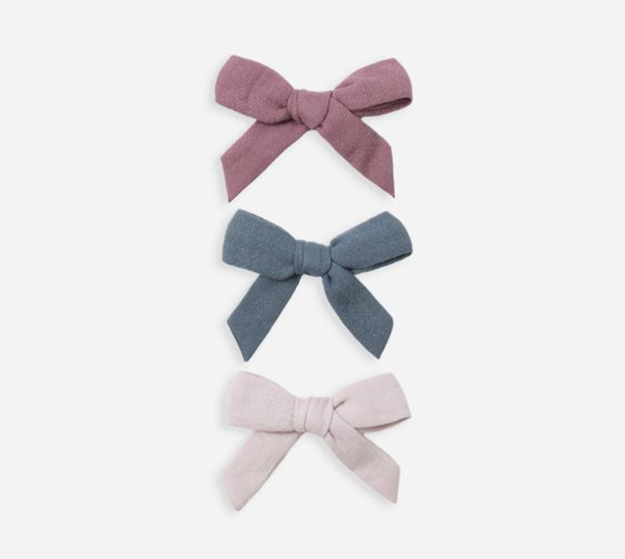 Bow Clip Set of 3 | Mulbery, Ocean, Lilac - Magpies Paducah