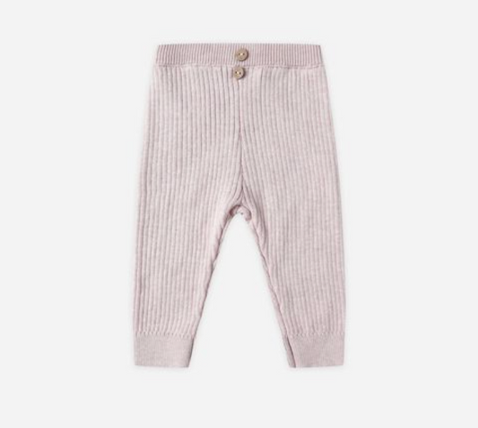 Rib Knit Peplum Legging, Lilac - Magpies Paducah