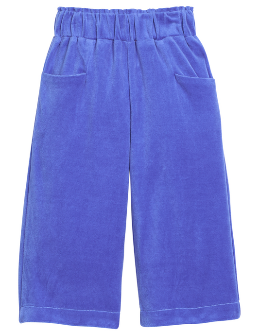 Cropped Palazzo Pants, Regent's Blue
