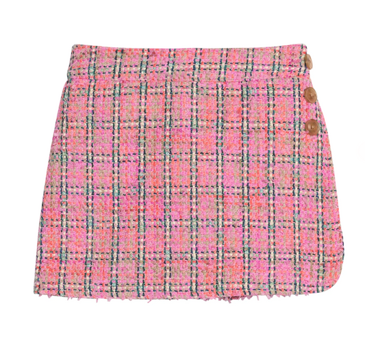 Mini Skort, Palermo Plaid