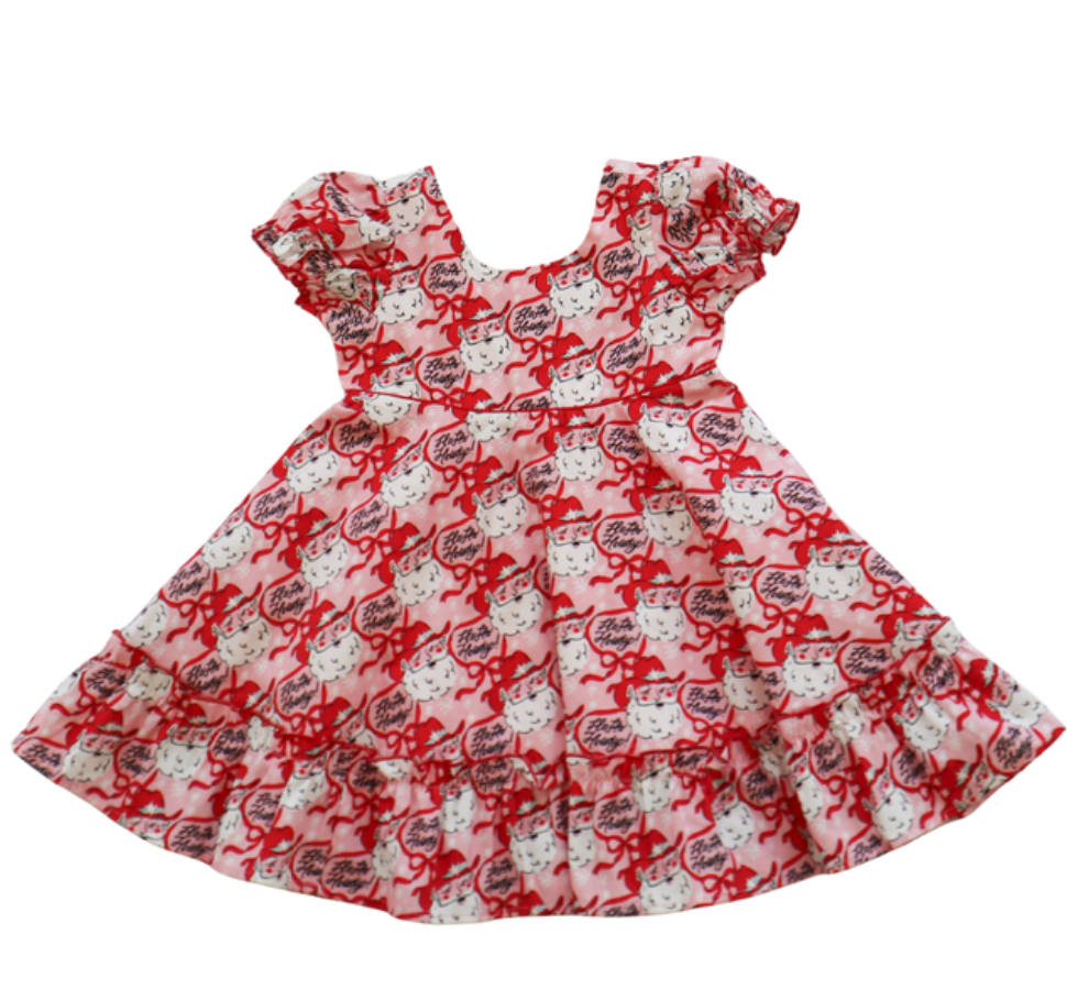 Leighton Dress, Ho Ho Howdy - Magpies Paducah