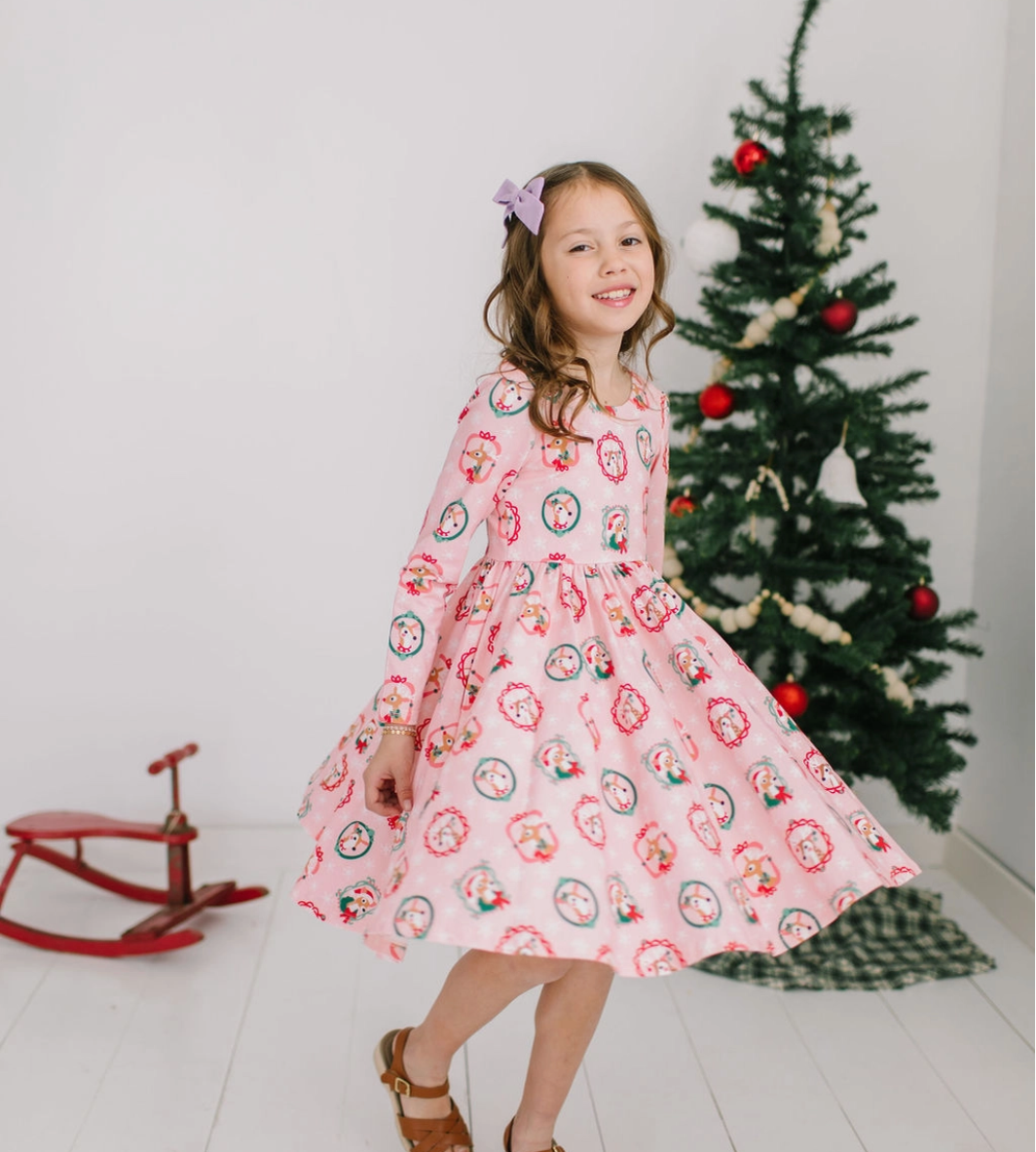 Gwendolyn Dress, Reindeer - Magpies Paducah