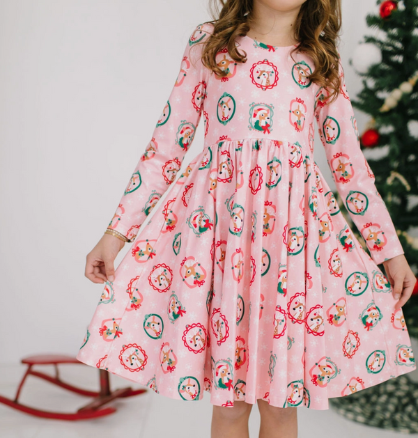 Gwendolyn Dress, Reindeer - Magpies Paducah