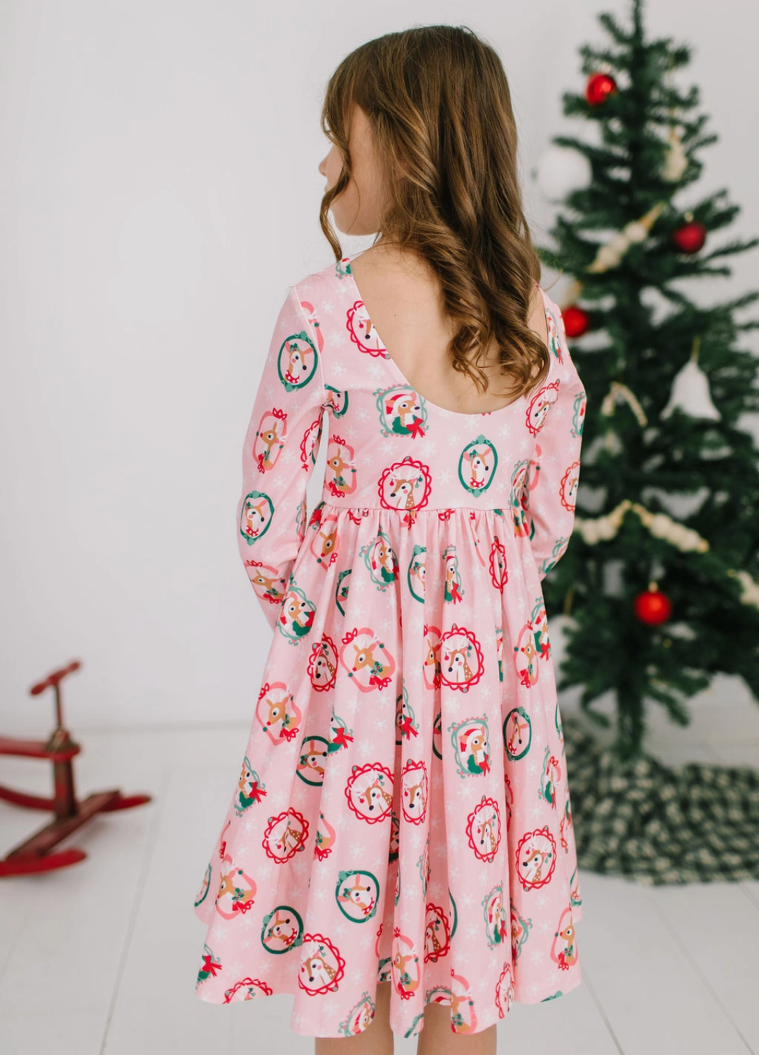 Gwendolyn Dress, Reindeer - Magpies Paducah