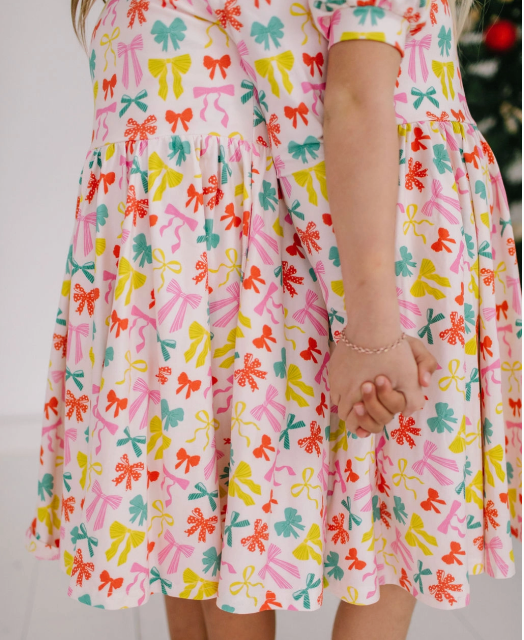 Gwendolyn Dress, Holiday Bows - Magpies Paducah