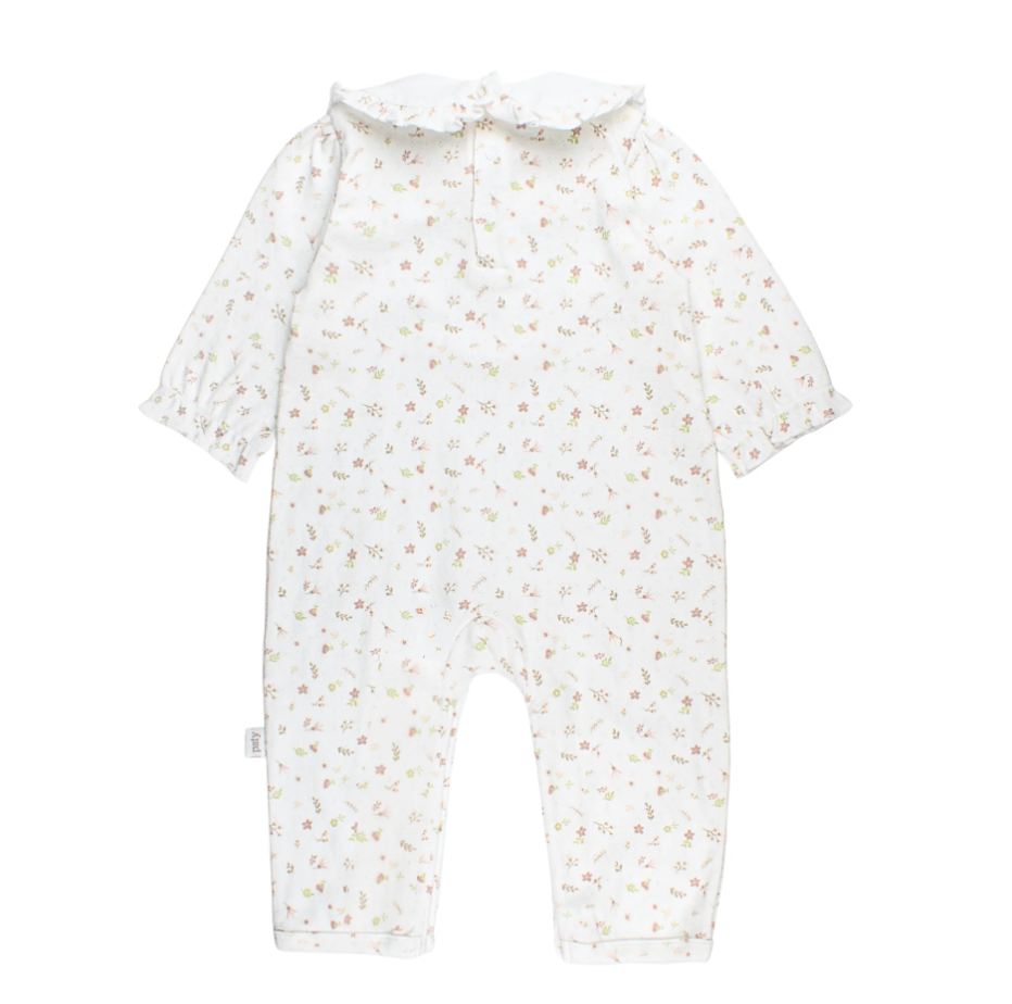 Pointelle Romper, Faith Floral