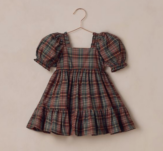 Louella Dress, Winter Tartan