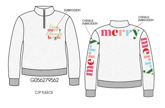 Very Merry Always Bright Sweatshirt - Magpies Paducah