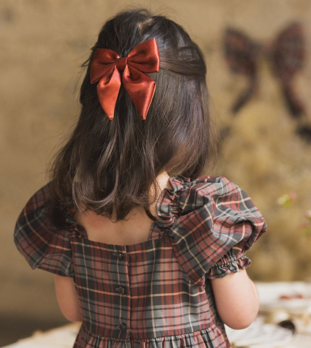 Louella Dress, Winter Tartan