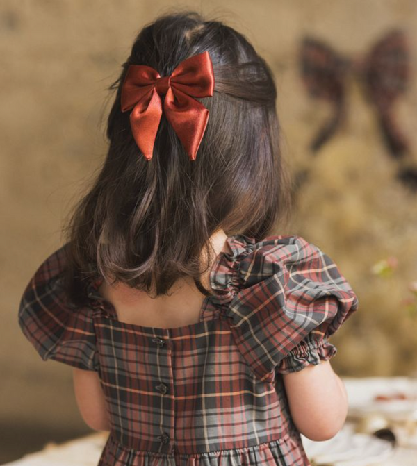 Louella Dress, Winter Tartan