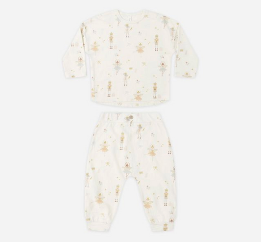 Long Sleeve Tee + Pant Set, Nutcracker
